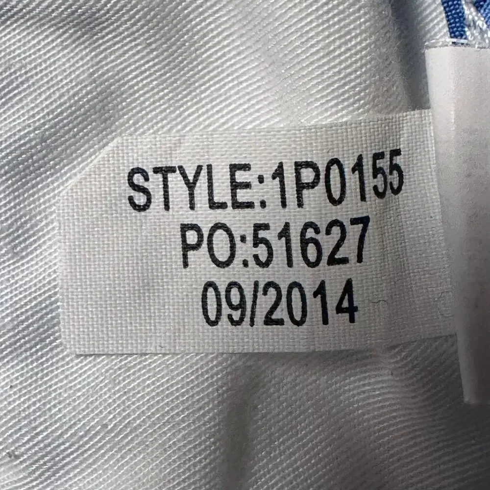 Vineyard Vines Slim Fit Breaker Pants Mens Actual Size 37x30 Blue Chino Preppy